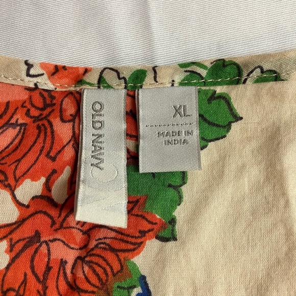 Old Navy Cream Relaxed Tie Tunic - Picture 7 of 8